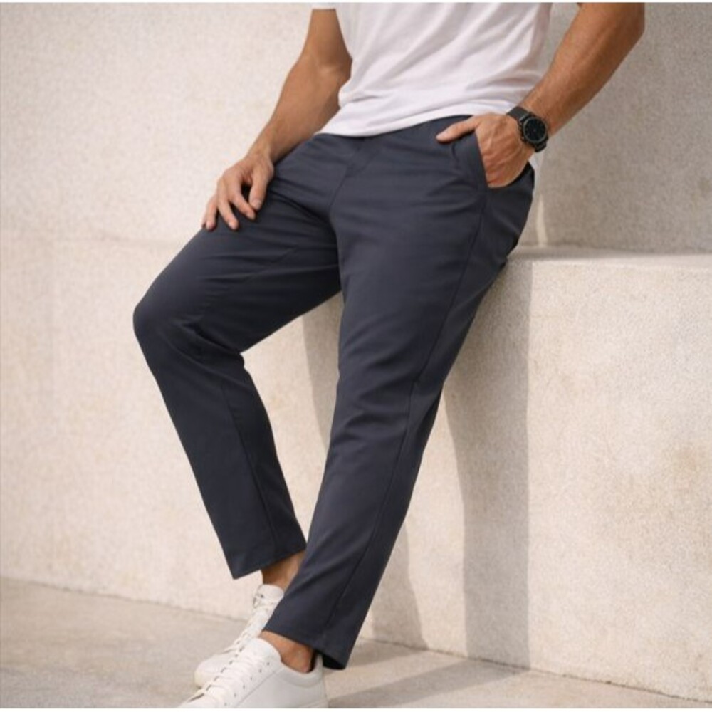 Public Rec All Day Every Day Pants 34/28 Grey Commute Workout Travel Athletic